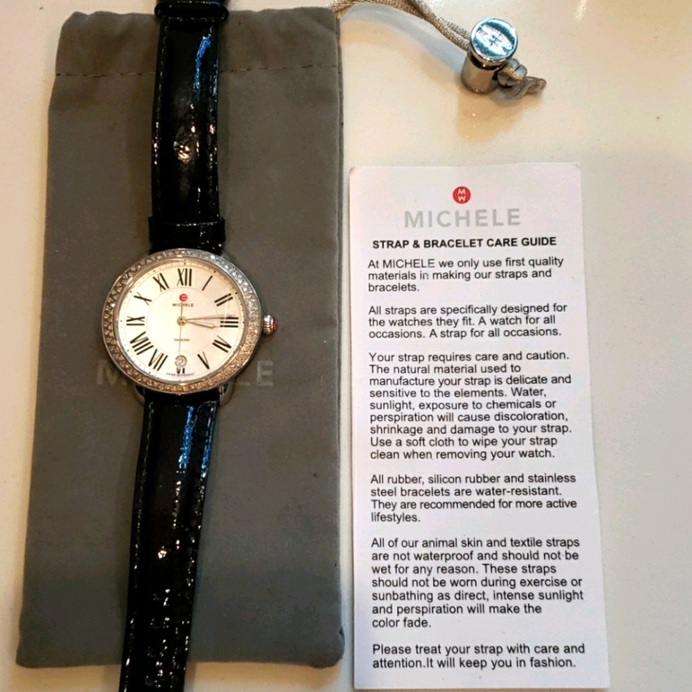 COPY - Michele Serein Diamond .50 ct tw 88 diamonds New battery - Picture 2 of 11